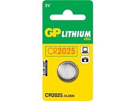 Батарейка GP дискова Lithium Button Cell 3.0V CR2025-8U5 літієві - 1 - smarttoys.com.ua