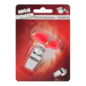 Свисток MS 0232 мет., суддівський, лист, 13-9 см - 1 - smarttoys.com.ua