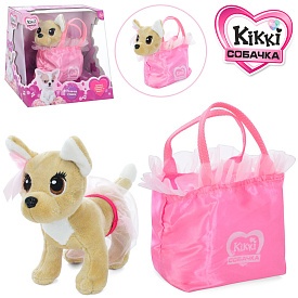 Собачка M 5704 I UA Кіккі, 22 см, сумка, в кор-ці(розібр), 29-27,5-19,5см - 1 - smarttoys.com.ua