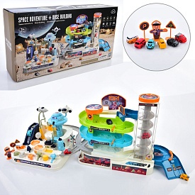 Гараж T915A космічна база, ліфт, рухливі деталі, машинки, муз., світло, бат., кор., 53,5-28-13,5 см. - 1 - smarttoys.com.ua