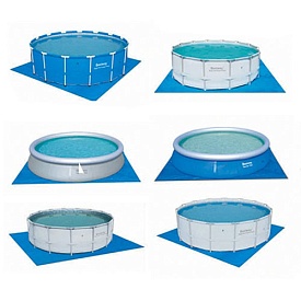 Підстилка BW 58003 для басейнів прямокутна, 488-488 см - 1 - smarttoys.com.ua