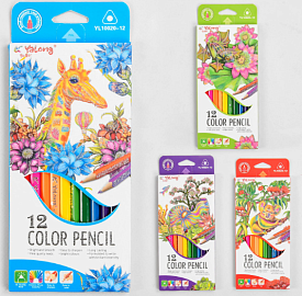 Олівець кольоровий C 45320 (240) 12 кольорів, 4 види - 1 - smarttoys.com.ua