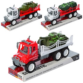 Трейлер 578-44-45-46 інерц., військовий транспорт, мікс видів, бліст., 23,5-12,5-8см. - 1 - smarttoys.com.ua