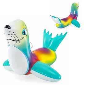 Плотик BW 41479 Тюлень, до 45кг, від 3-х років, ремкомплект, 157-114 см. - 1 - smarttoys.com.ua