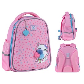 Рюкзак GoPack Education напівкаркасний 165S Fluffy Kitten - 1 - smarttoys.com.ua