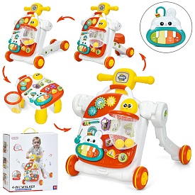 Каталка-ходунки 219 4в1 (толокар, столик), ігрова  панель (піаніно-муз./2реж.), бат.,кор.,40-46-17см - 1 - smarttoys.com.ua
