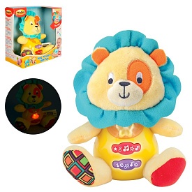 Тварина 0691-NL лев, муз., світло, бат., кор., 20,5-21-10,5 см. - 1 - smarttoys.com.ua