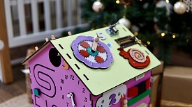 Бізібудинок  55х30х30 см рожевий - 14 - smarttoys.com.ua