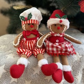 Фігура новорічна "Gingerbread Man" 38см R90780 - 1 - smarttoys.com.ua