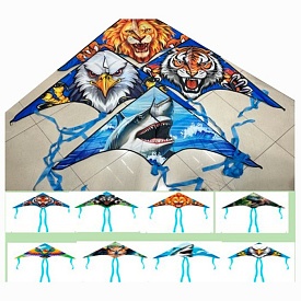 Повітряний змій MR 1449 ширина 140см., довжина 68см., хвіст 160см., 8 видів, кул., 7-95-1,5 см. - 1 - smarttoys.com.ua