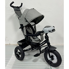 Велосипед MT 1006-8 3кол.гума(12/10),USB/ВТ,пульт,вільн.хід коліс,гальма,підшип.,світло,світло-сірий - 1 - smarttoys.com.ua