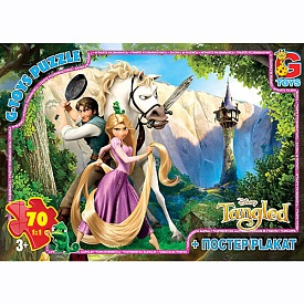 TA002 Пазли ТМ "G-Toys" із серії "Рапунцель", 70 елементів  - 1 - smarttoys.com.ua