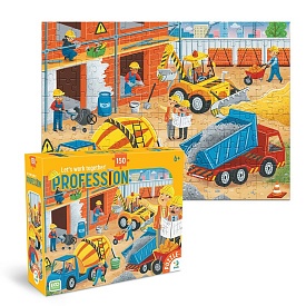 300703 Пазл «Професії. Будівельник» - 1 - smarttoys.com.ua