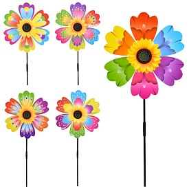 Вітрячок MR 1358 квітка, діам. 31 см., паличка, мікс видів, кул., 33-31-3 см. - 1 - smarttoys.com.ua