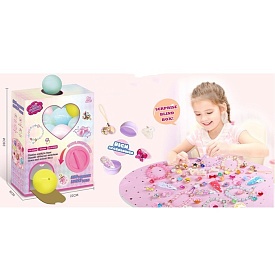 Набір для творчості 99038D кулі з сюрпризом, намистини, підвіски, каблучка, браслет, кор., 22-28-8см - 1 - smarttoys.com.ua