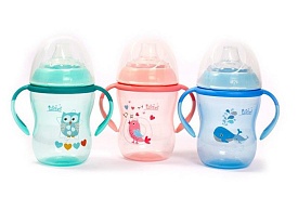 А 42 Поїлка-непроливайка с силіконовим носиком, серії "Premium", 260 мл. - 1 - smarttoys.com.ua