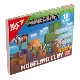 Пластилін YES, 18 кол., 360г "Minecraft" - 1 - smarttoys.com.ua