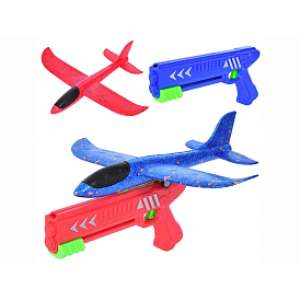 Літак 255-16 на запуску, 2 кольори, кул., 17-39-4 см. - 1 - smarttoys.com.ua