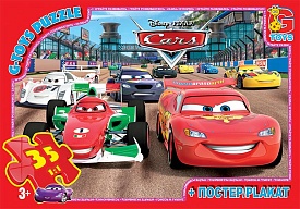 Z10215 Пазли ТМ "G-Toys" із серії "Тачки", 35 елементів - 1 - smarttoys.com.ua