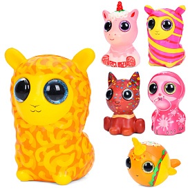 Іграшка MS 4143 антистрес, тварина, сквіши, мікс видів, кул., 9 шт. 1 вид, 34-28-9 см. - 1 - smarttoys.com.ua