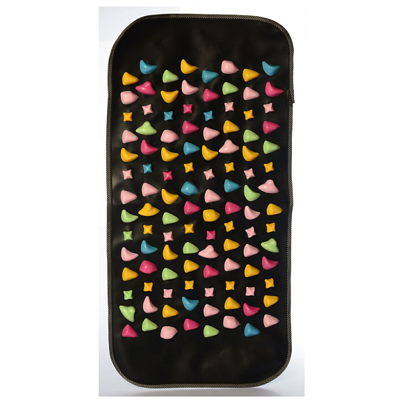 Килимок MS 1953-2 масажний, пластик. камінці, кольорові, 70-35 см. - 2 - smarttoys.com.ua