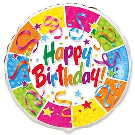 Фольга Happy birthday коло Flexmetal - 1 - smarttoys.com.ua