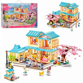 Конструктор SLUBAN M38-B1017 "Happy Diary": Японський пансіонат, 1021 дет. - 1 - smarttoys.com.ua