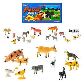 Тварини Н 641-1-3 домашні, 3 види, 10 шт. в кул., 20-15-3 см. - 1 - smarttoys.com.ua