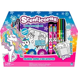 Набір канцелярський 7369 блокнот-наліпки/розмальовки,маркери,ручки,тісто для ліпленя,3 кольори,аром. - 1 - smarttoys.com.ua