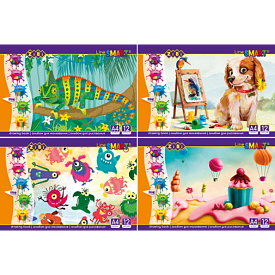 Альбом для малювання, А4, 12 аркушів, 100 г/м2, на скобі, SMART Line - 1 - smarttoys.com.ua