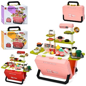 Магазин 668-161-62 прилавок,солодощі,складається в чемодан,продукти,гроші,2 кольри,кор.,25-21-8,5см. - 1 - smarttoys.com.ua