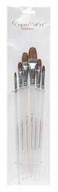 Пензлик (набір 6шт.) RA-600M (144) (RoyalArt) - 1 - smarttoys.com.ua