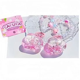 Брелок FG250526018A коротка ручка-намистини, хмаринка(водяна,з фігуркою,мішура),2види,кул. - 1 - smarttoys.com.ua