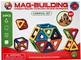 Магнітний конструктор Mag-Building Carnival 20 дет.GB-W20  - 1 - smarttoys.com.ua