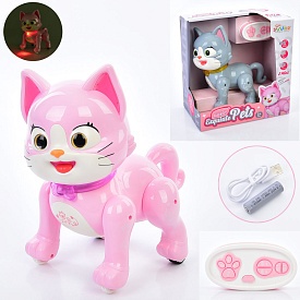 Тварина SM09F-SM09H радіокер.2,4G,акум.,кіт,їздить,танцює,2 кольори,муз.,світло, кор.,23,5-24,5-15см - 1 - smarttoys.com.ua