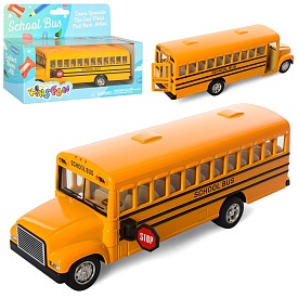 Автобус KS 6501 W мет., інерц., гум.кол., відчин.двері, кор., 18,5-12,5-5,5 см. - 1 - smarttoys.com.ua