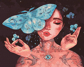 Набір для розпису по номерах. "Дотик метелика" 40х50см - 1 - smarttoys.com.ua