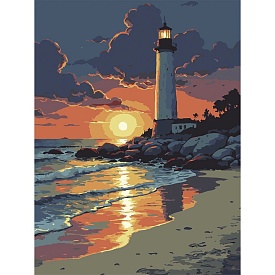 Картина за номерами Strateg Маяк на заході 30Х40 (SS-1299) - 1 - smarttoys.com.ua