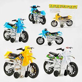 Мотоцикл 9969-3 (360/2) 3 кольори, інерційний механізм, в пакеті, ВИДАЄТЬСЯ ТІЛЬКИ МІКС ВИДІВ - 1 - smarttoys.com.ua