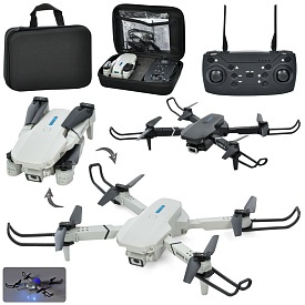 Квадрокоптер E88 радіокер., USB, камера, запасні лопасти, акум., 2 кольори, світло,валіза,22-16-7см. - 1 - smarttoys.com.ua