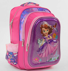 Рюкзак шкільний С 43722 2 ВИДУ, 1 відділення, 2 кишені, м'яка спинка, в пакеті - 2 - smarttoys.com.ua