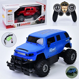 Джип 2269 радіокер акум., 1:8, світло, гум. колеса, USB, 2 кольори, кор., 64-30-29,5 см. - 1 - smarttoys.com.ua