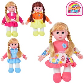 Лялька LY3005-6-7-8 м'яконабивна, муз, бат.(таб.), 4 види, кул., 28-14-6 см. - 1 - smarttoys.com.ua