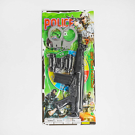 Поліцейський набір 88001 (144/2) автомат, аксесуари, на листі - 1 - smarttoys.com.ua