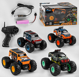 Джип на радіокеруванні DL 18 A 05 / DL 18 A 08 (18) 4 види, акум.3.7 V, в коробці, ВИДАЄТЬСЯ ТІЛЬКИ МІКС ВИДІВ - 1 - smarttoys.com.ua