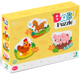 300394 Пазл 3 в 1 «День на фермі» - 1 - smarttoys.com.ua