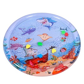 Килимок для немовляти INT 0039 99-98см, надувний килимок,водяний килимок,морські мешканці,21-20-2см - 1 - smarttoys.com.ua