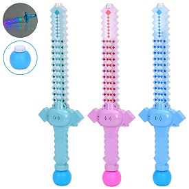 Мильні бульбашки 6640 меч, запаска, 3 кольори, муз., світло, бат., 20,5-61-6 см. - 1 - smarttoys.com.ua