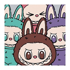 Набір для розпису по номерах для дітей "Команда Лабубу" 25х25см - 1 - smarttoys.com.ua