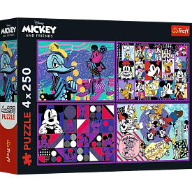 33080 Trefl Пазли "4x250" Mickey&friends Серія пригод Міккі - 1 - smarttoys.com.ua